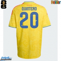 Colombia Juan Fernando Quintero #20 Hjemmedrakt EM 2024 Kortermet